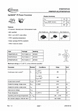 DataSheet IPB80P03P4-05 pdf